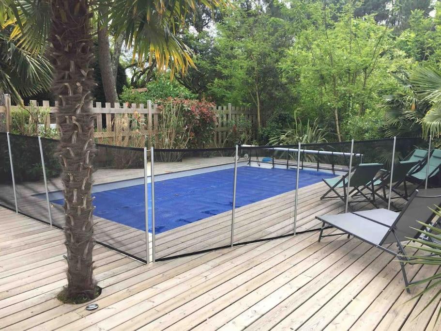 Villa Arcachon 12 Pers Avec Piscine Chauffee 1 Mai Au 30 Sept Ngoại thất bức ảnh